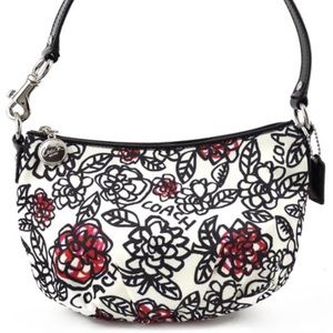 Limited Addition Coach Poppy Floral Graffiti Purse